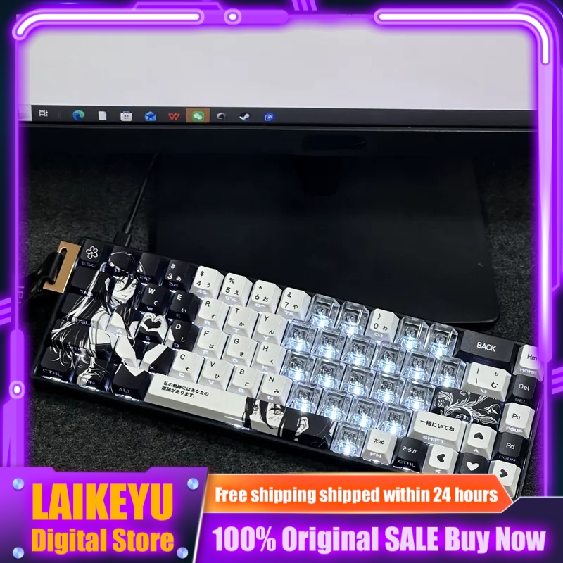 Gaming Accessories Aesthetic - Teclado mecánico con diseño de Chainsaw